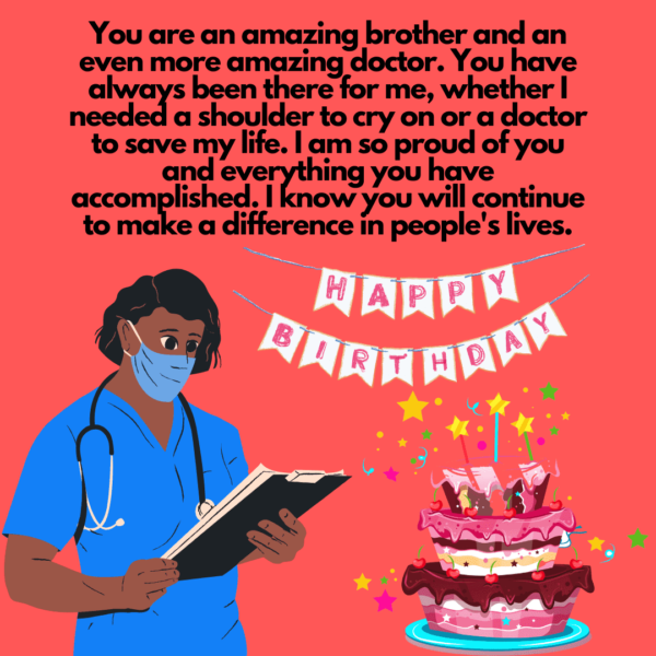 Best Birthday Wishes For Your Doctor Brother – medicoholic